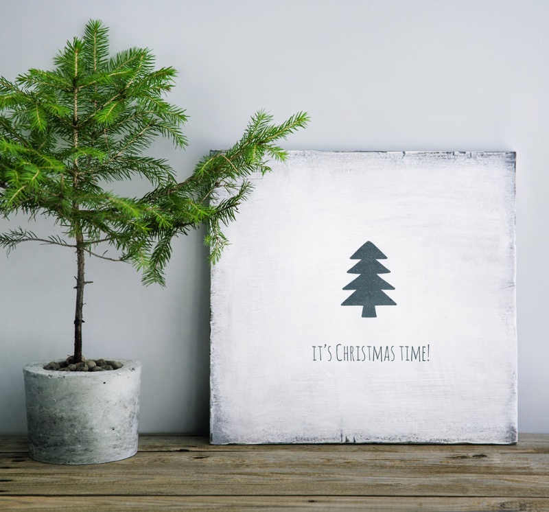 christmas canvas